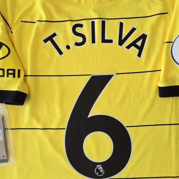 2021/22 NIKE Chelsea FC #6 T.SILVA AUTHENTIC ADV MATCH Away Jersey Size Medium - Picture 7 of 9